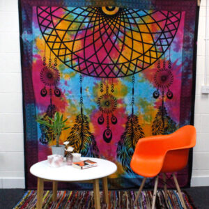 Szimpla méretű álomfogós pamut ágytakaró faliszőnyeg