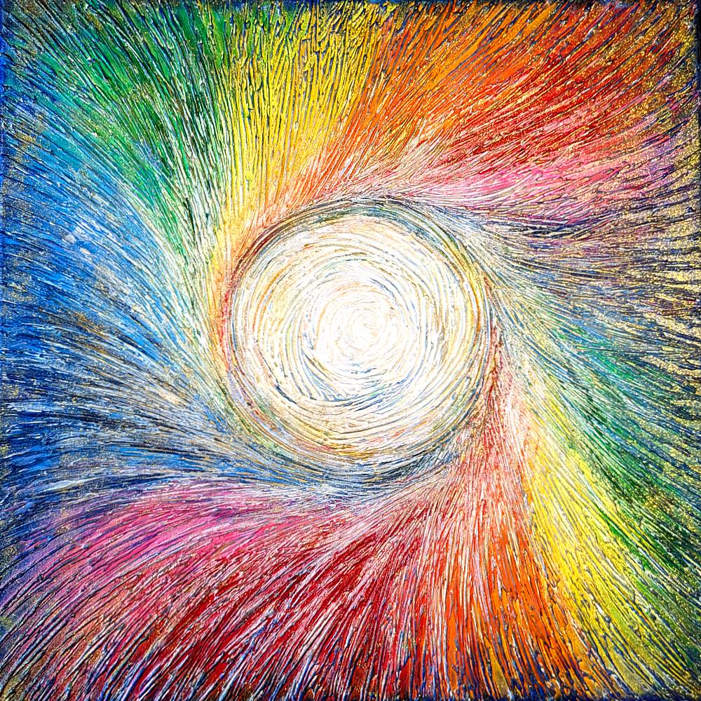 Teremtés c. festmény 60x60 cm