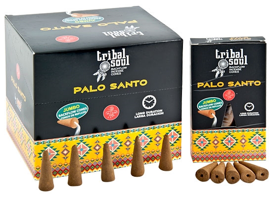Tribal Soul palo santo lefelé folyó természetes prémium füstölő