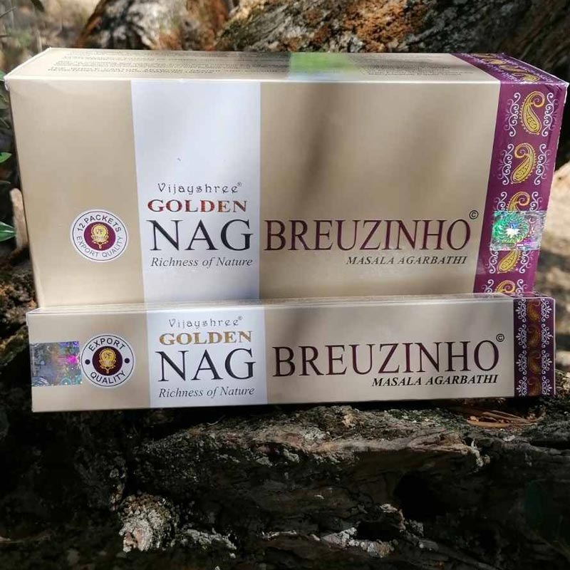 Golden Nag Breuzinho (Benzoé fa) prémium füstölő
