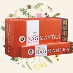 Golden Nag Mantra prémium füstölő