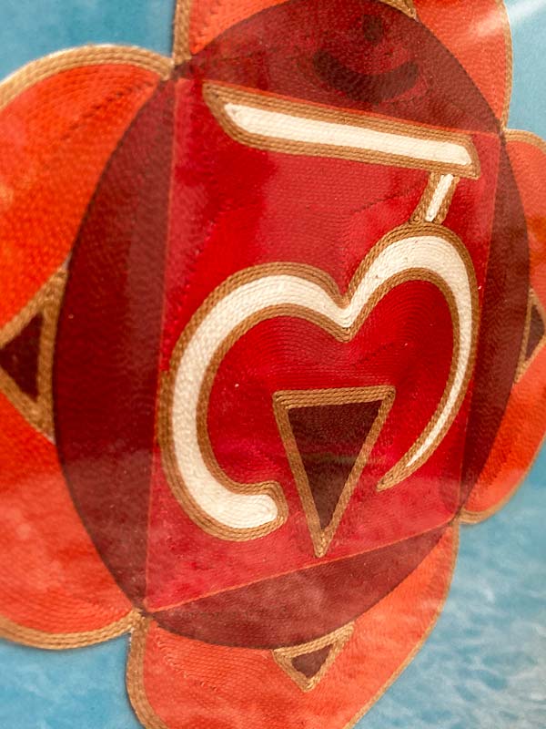 Egyedi 1. (gyökércsakra) csakra cérnakép - Image 2