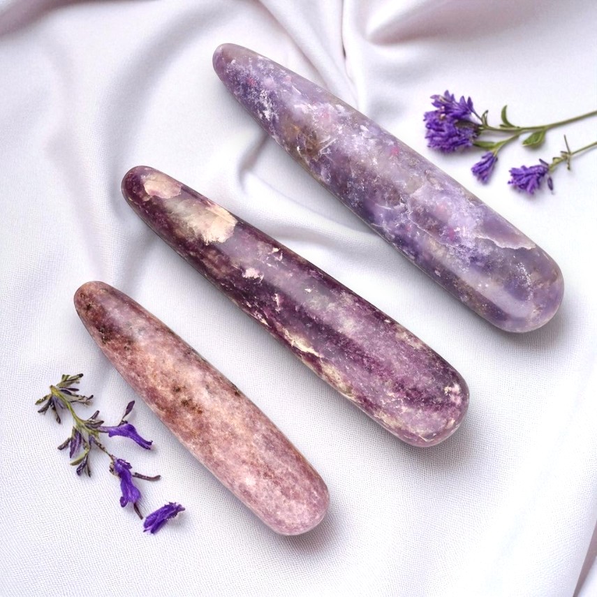 Lepidolit masszázsrúd / Jóni gyönyörrúd