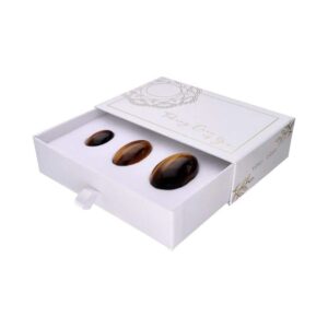 Tigrisszem féldrágakő jóni tojás szett 3 darabos prémium