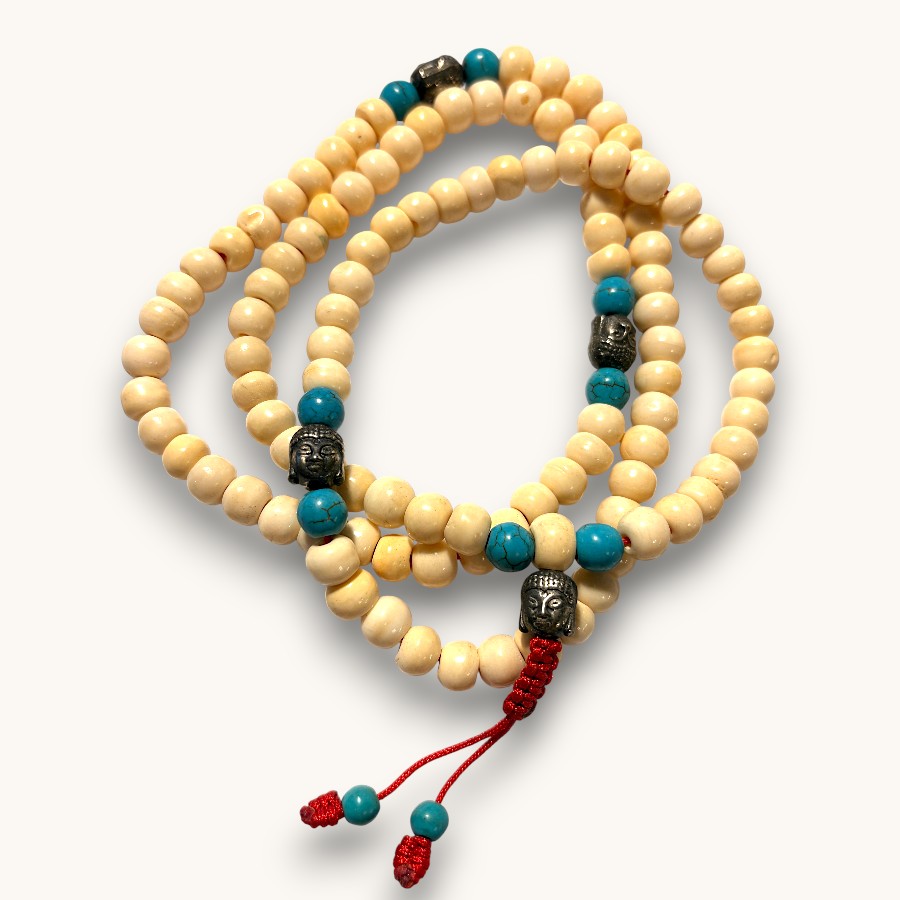 108 szemes nepáli jakcsont mala