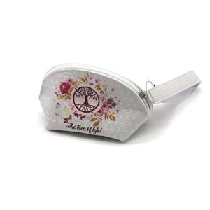 Életfa mintás cipzáras erszény