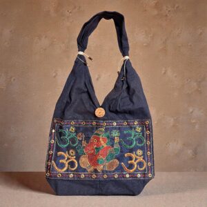 Ganésa mintás hímzett válltáska
