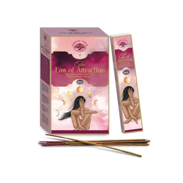 Green Tree Law of Attraction Vonzás Törvénye prémium füstölő
