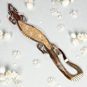 Óriás gekkó szobor (97 cm)