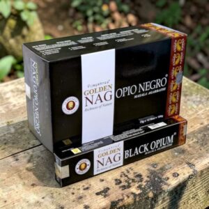 Golden Nag Black Opium Fekete Ópium természetes masala füstölő