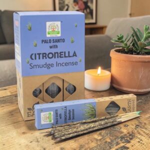Namaste India Earth sorozat: Palo Santo és Citronella prémium füstölő